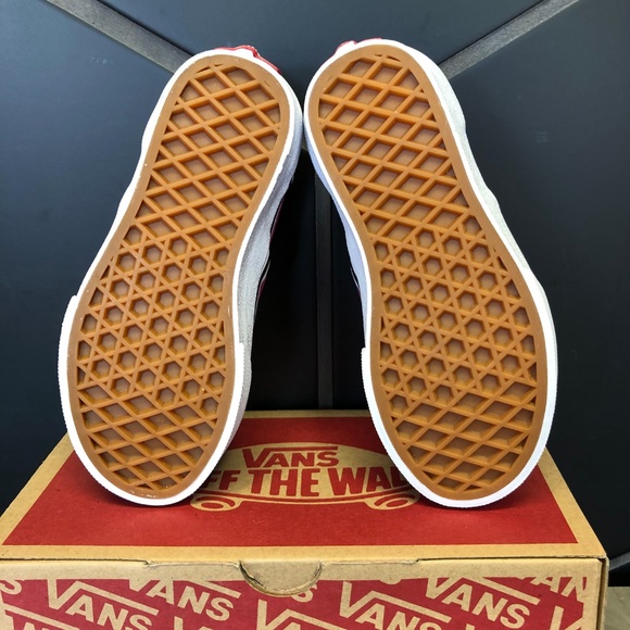 Kids Vans Classic Slip-On Checkerboard Raspberry - Picture 5 of 6